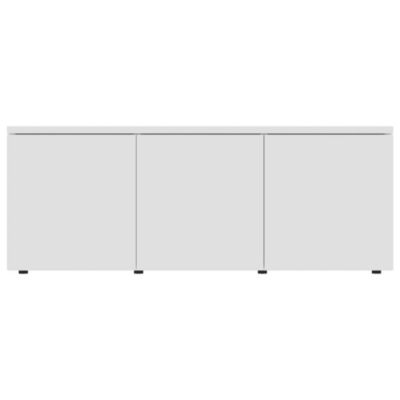 Prolenta Premium -  Meuble TV Blanc 80x34x30 cm Bois d'ingénierie
