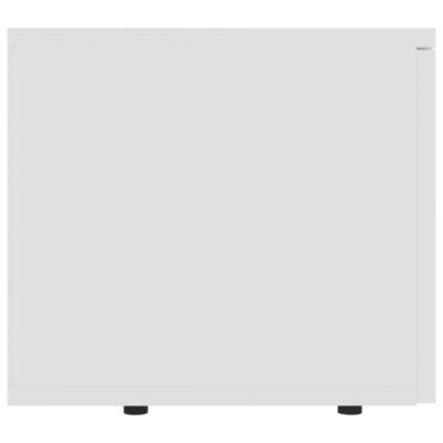 Prolenta Premium -  Meuble TV Blanc 80x34x30 cm Bois d'ingénierie