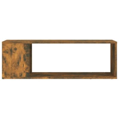 Prolenta Premium -  Meuble TV Chêne fumé 100x24x32 cm Bois d'ingénierie