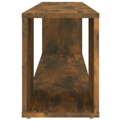 Prolenta Premium -  Meuble TV Chêne fumé 100x24x32 cm Bois d'ingénierie