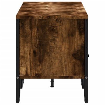 Prolenta Premium -  Meuble TV chêne fumé 122x34x41 cm bois d'ingénierie