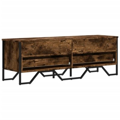 Prolenta Premium -  Meuble TV chêne fumé 122x34x41 cm bois d'ingénierie