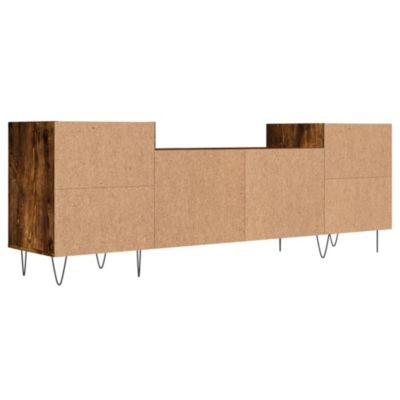 Prolenta Premium -  Meuble TV Chêne fumé 160x35x55 cm Bois d'ingénierie