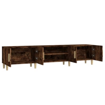 Prolenta Premium -  Meuble TV chêne fumé 180x31,5x40 cm bois d'ingénierie