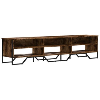 Prolenta Premium -  Meuble TV chêne fumé 180x34x41 cm bois d'ingénierie