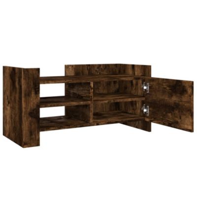 Prolenta Premium -  Meuble TV chêne fumé 80x35x40 cm bois d'ingénierie