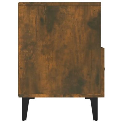Prolenta Premium -  Meuble TV Chêne fumé 80x36x50 cm Bois d'ingénierie