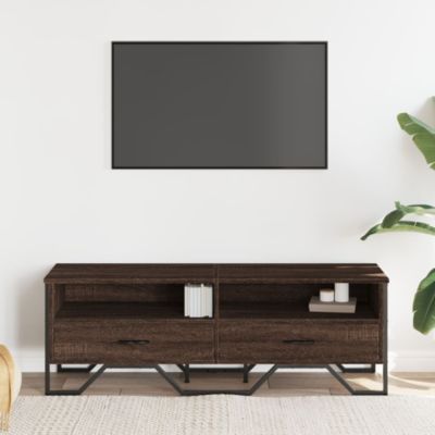 Prolenta Premium -  Meuble TV chêne marron 122x34x41 cm bois d'ingénierie