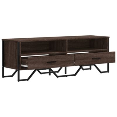 Prolenta Premium -  Meuble TV chêne marron 122x34x41 cm bois d'ingénierie
