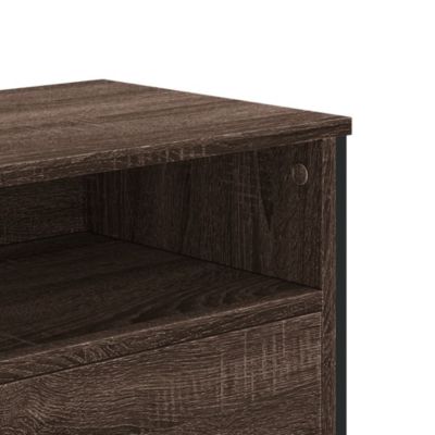 Prolenta Premium -  Meuble TV chêne marron 122x34x41 cm bois d'ingénierie