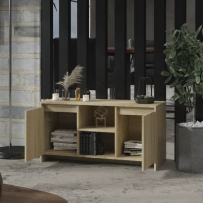 Prolenta Premium -  Meuble TV Chêne sonoma 102x37,5x52,5 cm Bois d'ingénierie