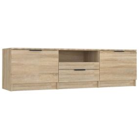 Prolenta Premium -  Meuble TV chêne sonoma 140x35x40 cm bois d'ingénierie