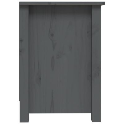 Prolenta Premium -  Meuble TV Gris 103x36,5x52 cm Bois de pin massif