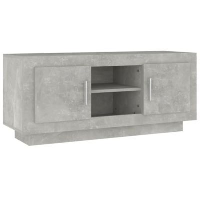 Prolenta Premium -  Meuble TV gris béton 102x35x45 cm bois d'ingénierie