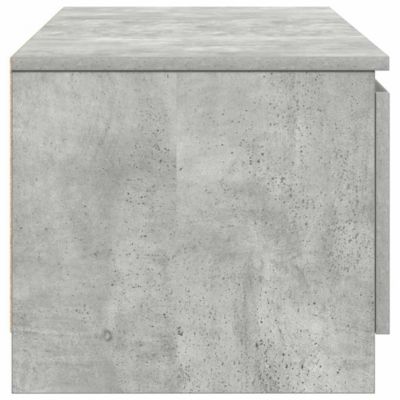 Prolenta Premium -  Meuble TV Gris béton 140x40x35,5 cm Bois d'ingénierie