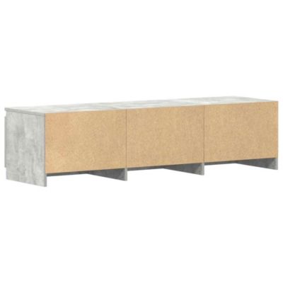 Prolenta Premium -  Meuble TV Gris béton 140x40x35,5 cm Bois d'ingénierie
