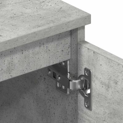 Prolenta Premium -  Meuble TV Gris béton 140x40x35,5 cm Bois d'ingénierie