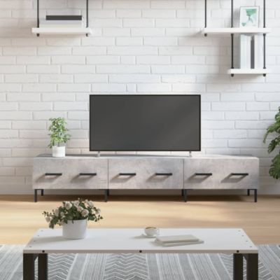 Prolenta Premium -  Meuble TV gris béton 150x36x30 cm bois d'ingénierie