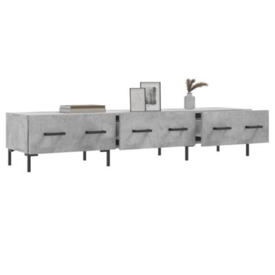 Prolenta Premium -  Meuble TV gris béton 150x36x30 cm bois d'ingénierie
