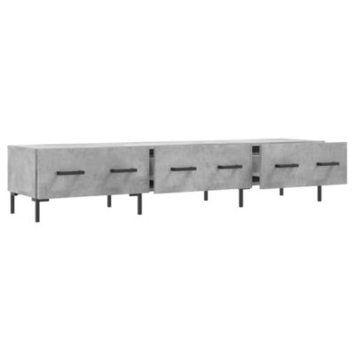 Prolenta Premium -  Meuble TV gris béton 150x36x30 cm bois d'ingénierie