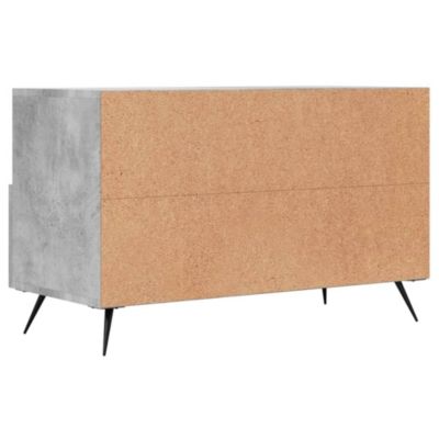 Prolenta Premium -  Meuble TV Gris béton 80x36x50 cm Bois d'ingénierie