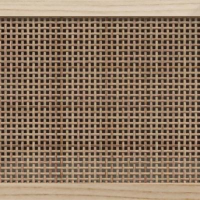 Prolenta Premium -  Meuble TV Marron 105x30x40 cm Bois de pin massif rotin l