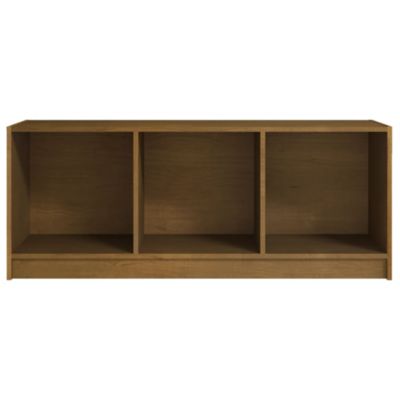 Prolenta Premium -  Meuble TV Marron miel 104x33x41 cm Bois de pin massif