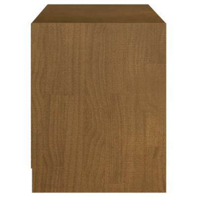 Prolenta Premium -  Meuble TV Marron miel 104x33x41 cm Bois de pin massif