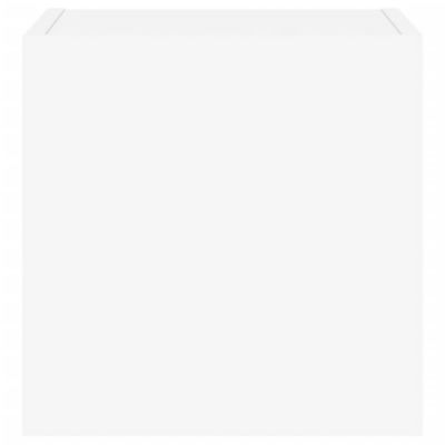 Prolenta Premium -  Meuble TV mural avec lumières LED blanc 30,5x35x30 cm