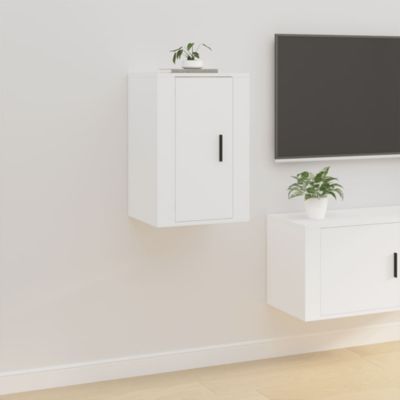 Prolenta Premium -  Meuble TV mural Blanc 40x34,5x60 cm