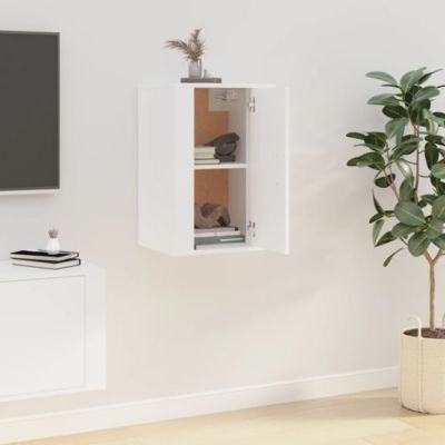 Prolenta Premium -  Meuble TV mural Blanc 40x34,5x60 cm