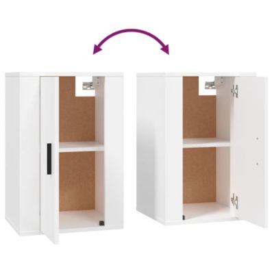 Prolenta Premium -  Meuble TV mural Blanc 40x34,5x60 cm