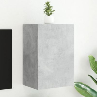Prolenta Premium -  Meuble TV mural gris béton 40,5x30x60 cm bois d'ingénierie