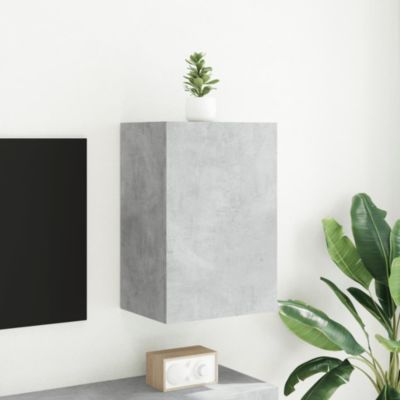 Prolenta Premium -  Meuble TV mural gris béton 40,5x30x60 cm bois d'ingénierie