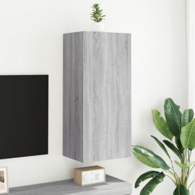 Prolenta Premium -  Meuble TV mural sonoma gris 40,5x30x90 cm bois d'ingénierie