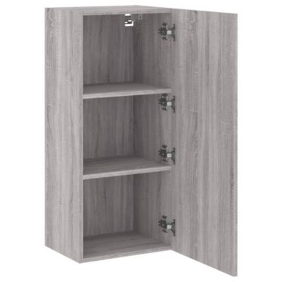 Prolenta Premium -  Meuble TV mural sonoma gris 40,5x30x90 cm bois d'ingénierie