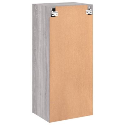 Prolenta Premium -  Meuble TV mural sonoma gris 40,5x30x90 cm bois d'ingénierie