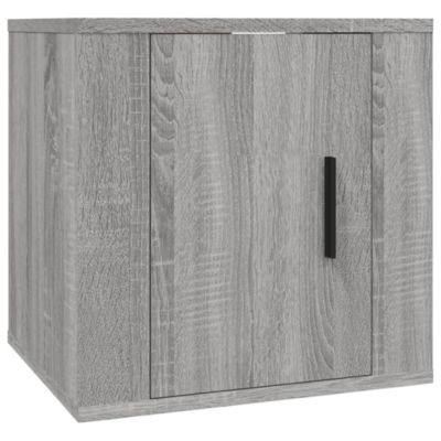 Meuble TV Mural Blanc Brillant 40x34.5x40 Cm – Neuf, Design Compact