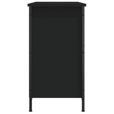 Prolenta Premium -  Meuble TV noir 100x35x65 cm bois d'ingénierie