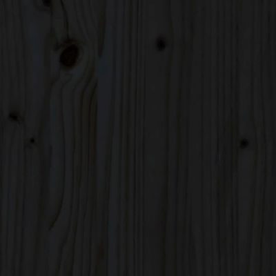 Prolenta Premium -  Meuble TV Noir 60x35x35 cm Bois de pin massif