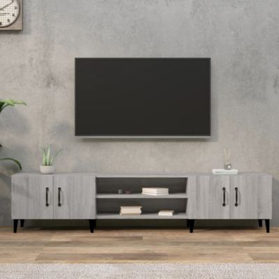 Prolenta Premium -  Meuble TV sonoma gris 180x31,5x40 cm bois d'ingénierie