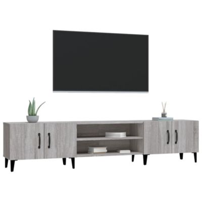 Prolenta Premium -  Meuble TV sonoma gris 180x31,5x40 cm bois d'ingénierie