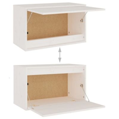 Prolenta Premium -  Meubles TV 3 pcs Blanc Bois massif de pin