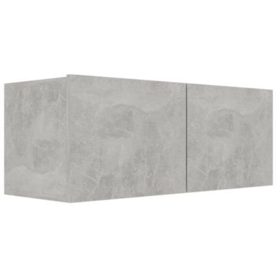 Prolenta Premium -  Meubles TV 3 pcs Gris béton Bois d'ingénierie