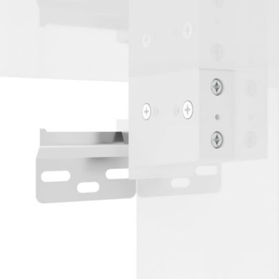 Prolenta Premium -  Meubles TV muraux 2 pcs blanc brillant 57x34,5x40 cm