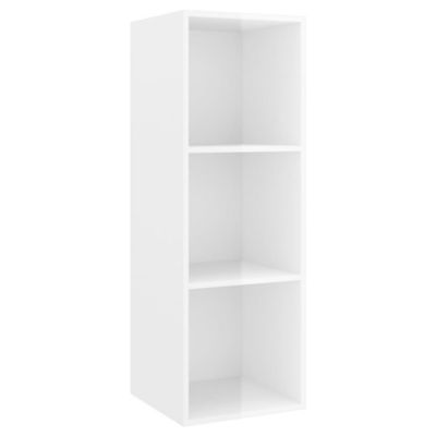 Prolenta Premium -  Meubles TV muraux 2 pcs Blanc brillant Bois d'ingénierie