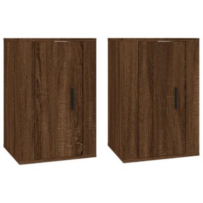 Prolenta Premium -  Meubles TV muraux 2 pcs Chêne marron 40x34,5x60 cm