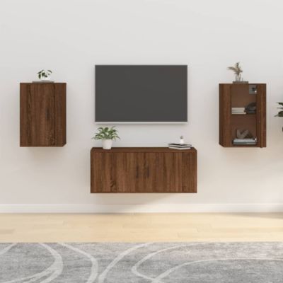 Prolenta Premium -  Meubles TV muraux 2 pcs Chêne marron 40x34,5x60 cm