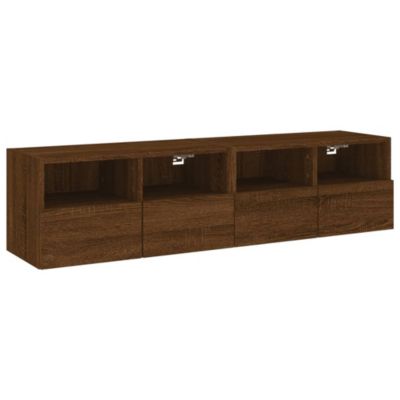 Prolenta Premium -  Meubles TV muraux 2 pcs chêne marron 60x30x30cm bois ingénierie