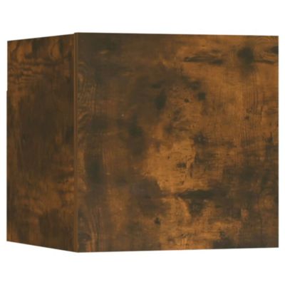 Prolenta Premium -  Meubles TV muraux 8 pcs Chêne fumé 30,5x30x30 cm